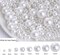 50PCS No Hole Pearls Vase Fillers, 20MM White Pearls for Craft No Holes, Faux Plastic Makeup Round Pearls Beads for Table Scatter, Wedding, Birthday, Home Decoration